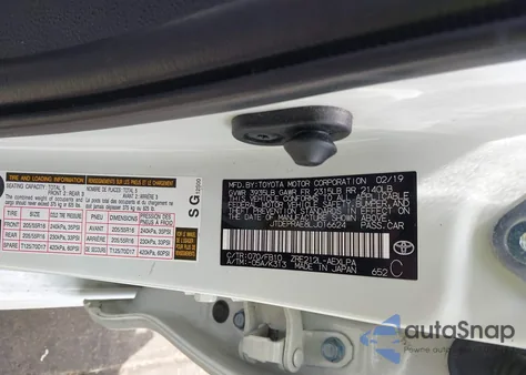 2020 Toyota Corolla Le z USA, uszkodzony, nr VIN JTDEPRAE8LJ016624